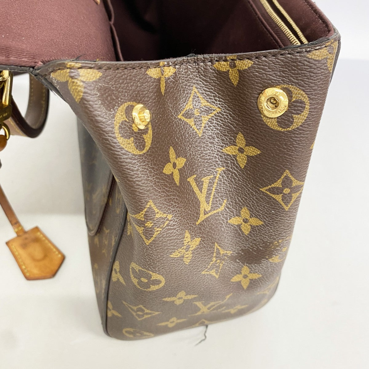 【6fb2975-k】ルイヴィトン ハンドバッグ モノグラム クリュニーMM M42735 ブラウン 2wayバッグ【中古】レディース