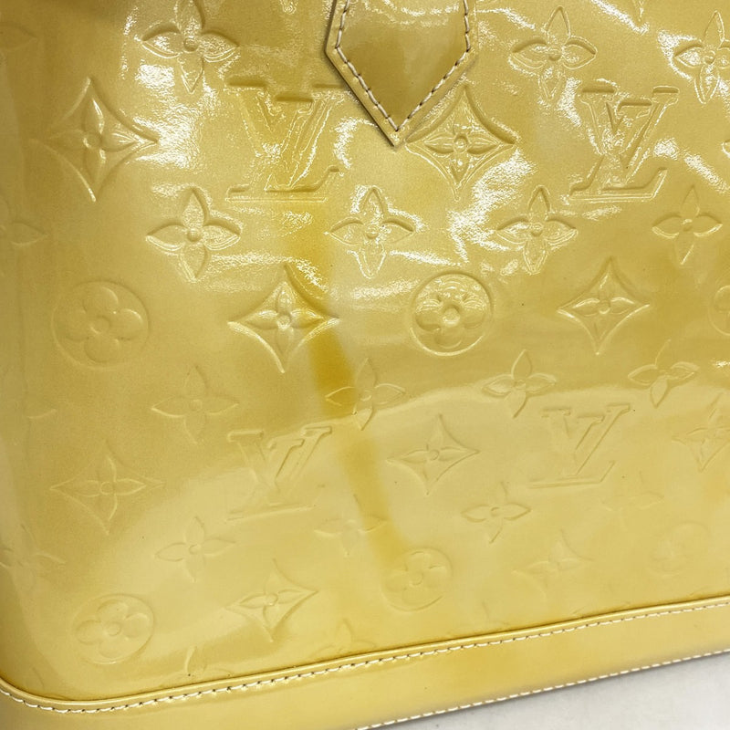 【6fb2976-k】ルイヴィトン ハンドバッグ ヴェルニ アルマPM M91445 ブロンコライユ【中古】レディース