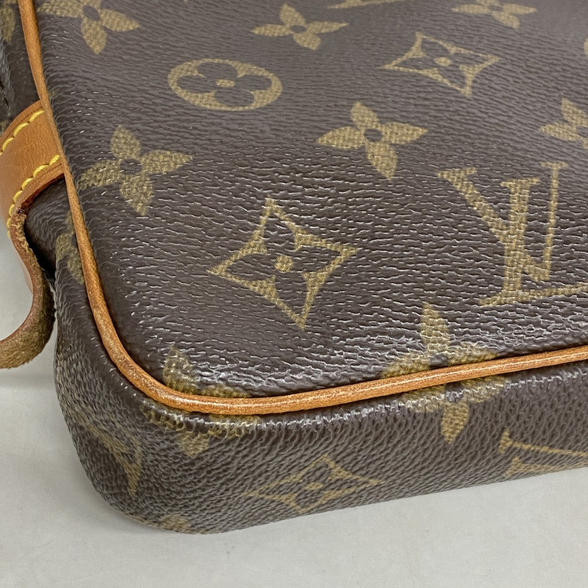 【6fb2996】ルイヴィトン ショルダーバッグ モノグラム ポシェットマルリーバンドリエール M51828 ブラウン【中古】レディース