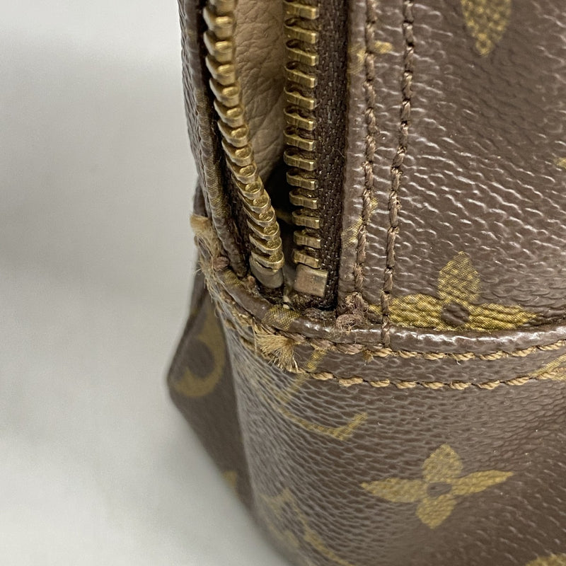 【6fb2997】ルイヴィトン ポーチ モノグラム トゥルーストワレット28 M47522 ブラウン【中古】レディース