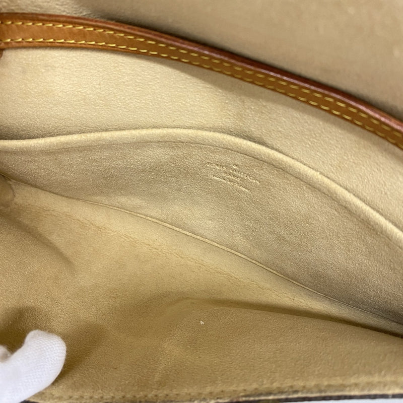 【6fb3056】ルイヴィトン ショルダーバッグ モノグラム ポシェットツインGM M51852 ブラウン【中古】レディース