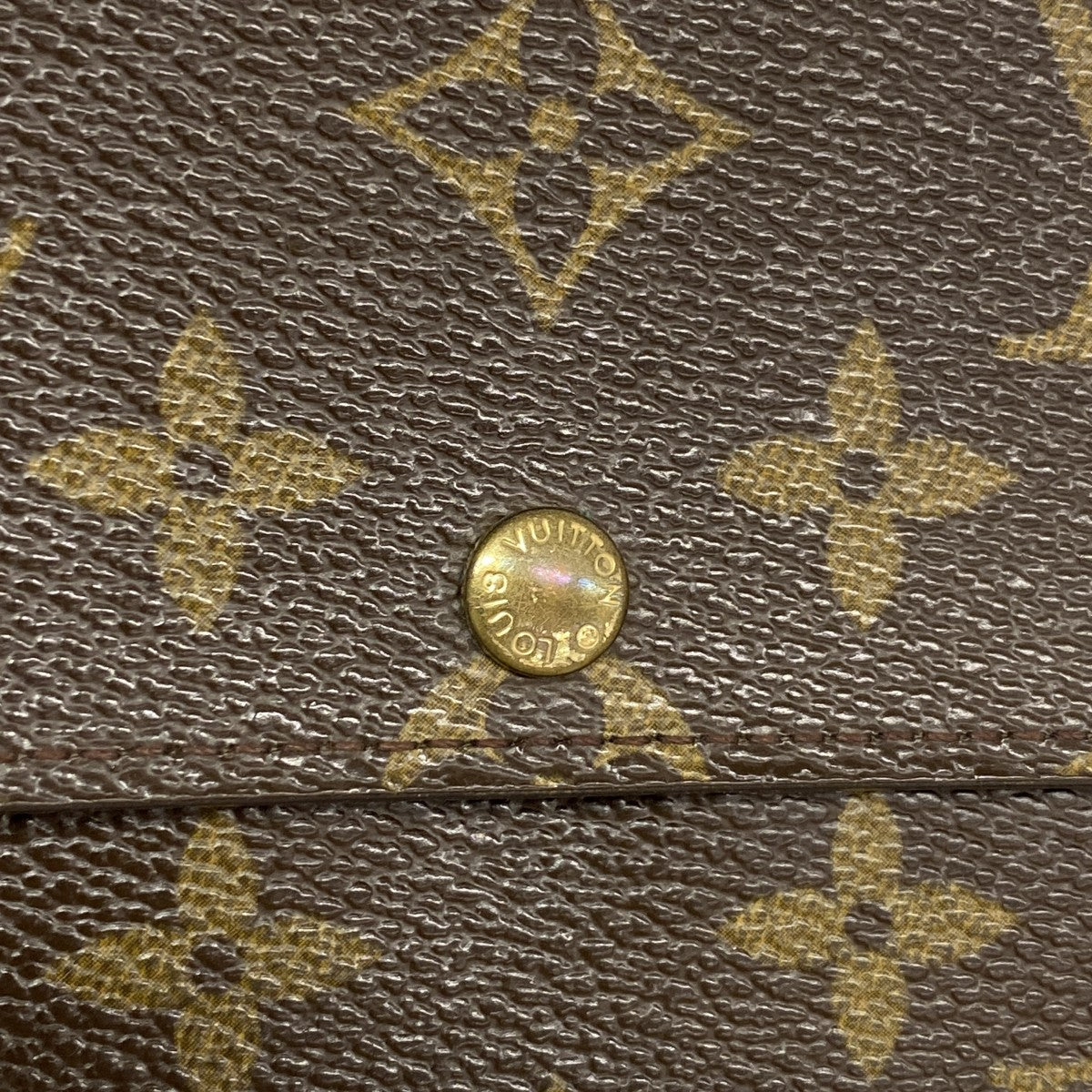 【6fb3123】ルイヴィトン 長財布 モノグラム ポルトモネクレディ M61726 ブラウン【中古】レディース