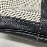 【6fb3130】エルメス トートバッグ ガーデンパーティTPM トワルアッシュ ブラック シルバー金具 □H刻印【中古】レディース