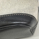 【6fb3130】エルメス トートバッグ ガーデンパーティTPM トワルアッシュ ブラック シルバー金具 □H刻印【中古】レディース