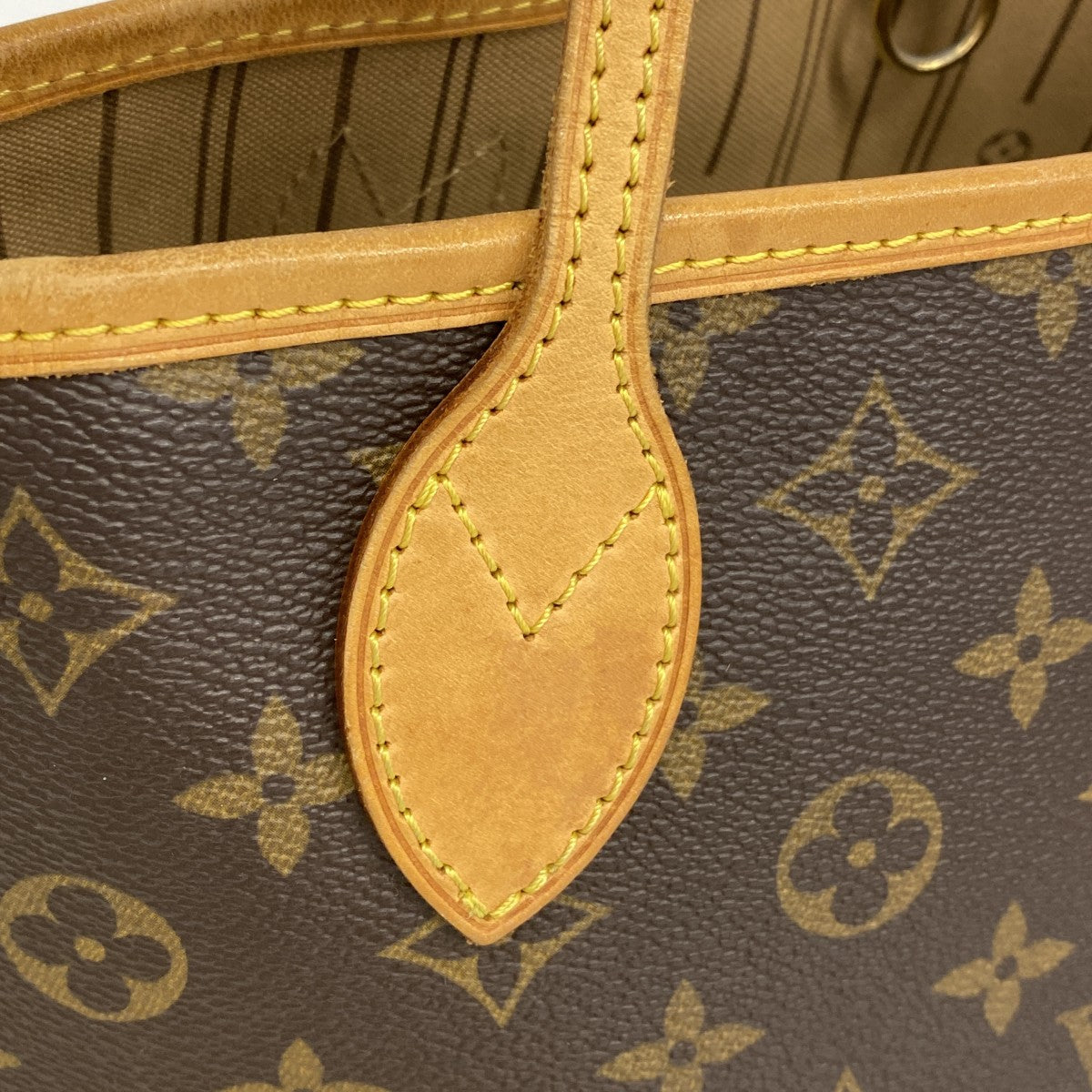 【6fb3147】ルイヴィトン トートバッグ モノグラム ネヴァーフルPM M40155 ブラウン【中古】レディース