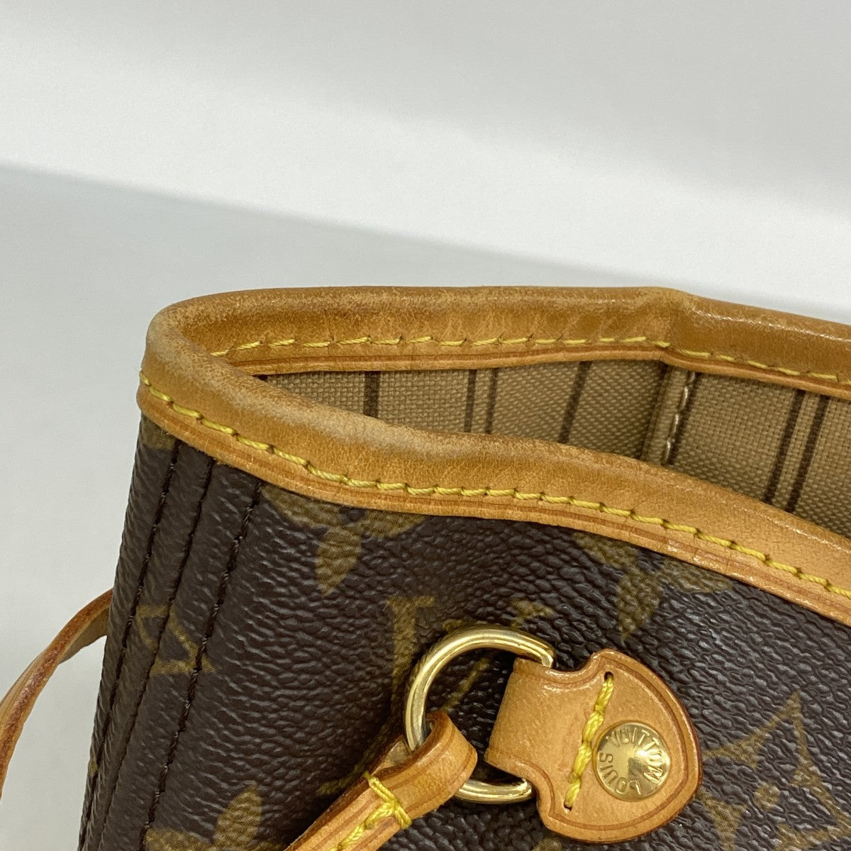 【6fb3147】ルイヴィトン トートバッグ モノグラム ネヴァーフルPM M40155 ブラウン【中古】レディース