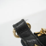 【6fb3158-k】グッチ ハンドバッグ GGキャンバス/バンブー 137378 キャンバス ブラック シャンパンゴールド金具【中古】レディース
