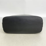 【6fb3160】グッチ ショルダーバッグ 01234 レザー ブラック シルバー金具【中古】レディース