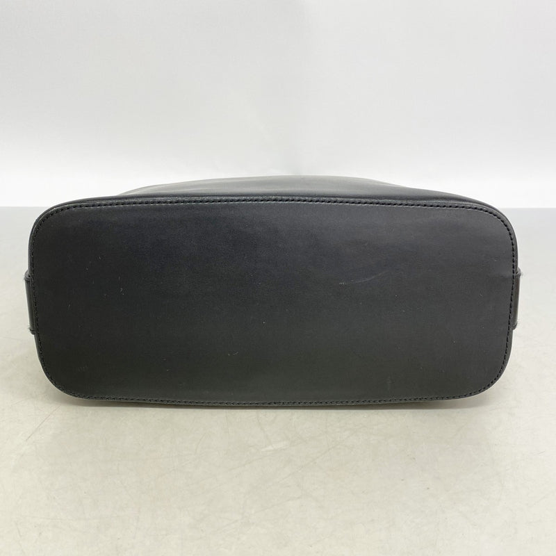 【6fb3160】グッチ ショルダーバッグ 01234 レザー ブラック シルバー金具【中古】レディース