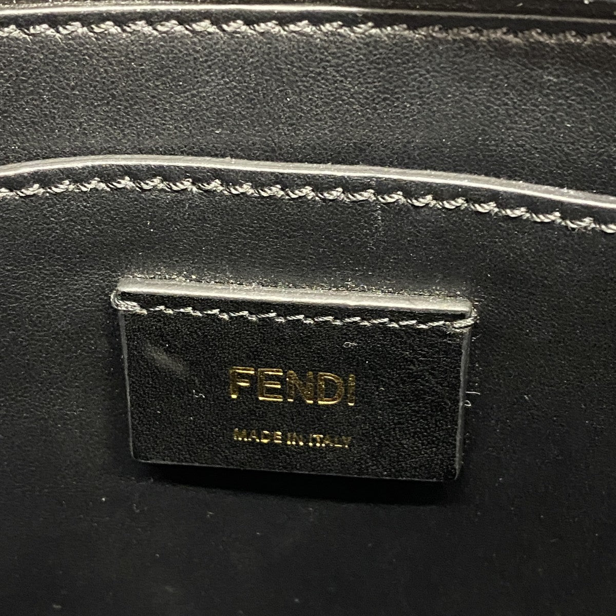 【6fb3161】フェンディ ハンドバッグ ショッピングバッグ レザー イエロー ゴールド金具 2wayバッグ【中古】レディース