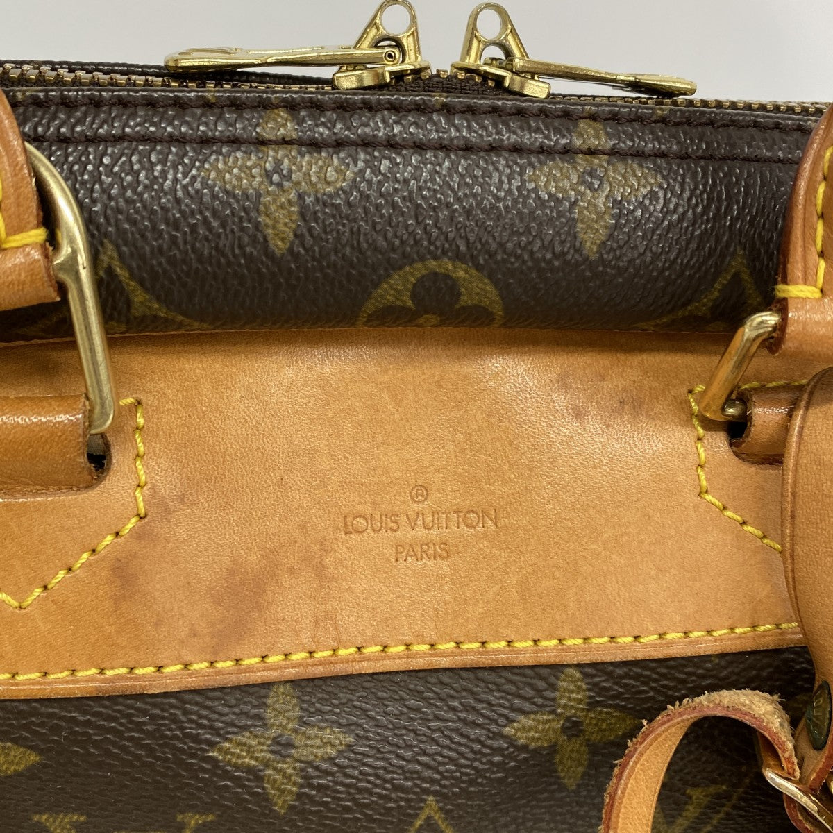 【6fb3177】ルイヴィトン ハンドバッグ モノグラム ドーヴィル M47270 ブラウン【中古】レディース