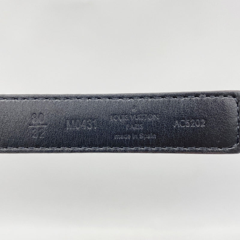 【6fb3187-k】ルイヴィトン ベルト モノグラム LVアイコニック20MMリバーシブル M0431W ブラウン ブラック【中古】レディース