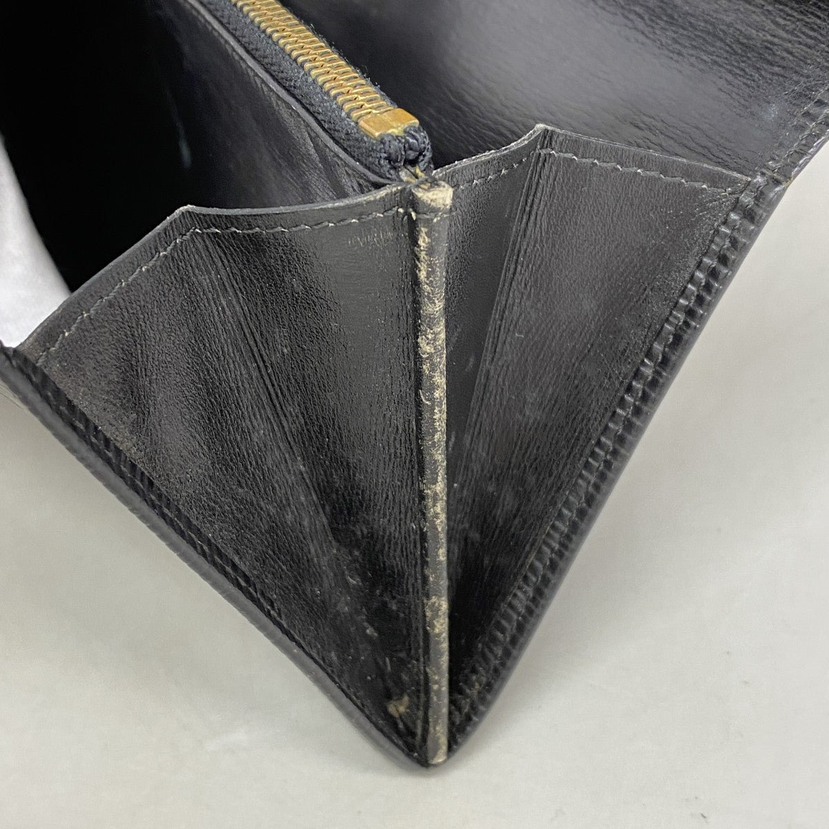 【6fb3202】ルイヴィトン 長財布 エピ ポシェットポルトモネクレディ M63572 ノワール【中古】レディース