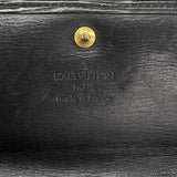 【6fb3202】ルイヴィトン 長財布 エピ ポシェットポルトモネクレディ M63572 ノワール【中古】レディース