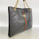 【6fb3209】グッチ トートバッグ ラジャ 537219 レザー ブラック ゴールド金具【中古】レディース