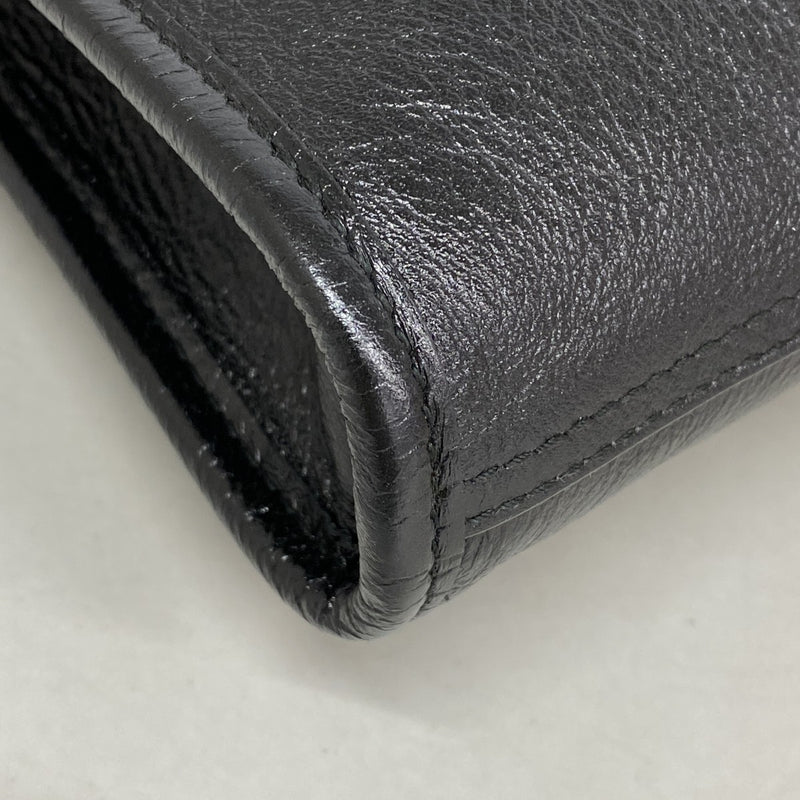 【6fb3209】グッチ トートバッグ ラジャ 537219 レザー ブラック ゴールド金具【中古】レディース