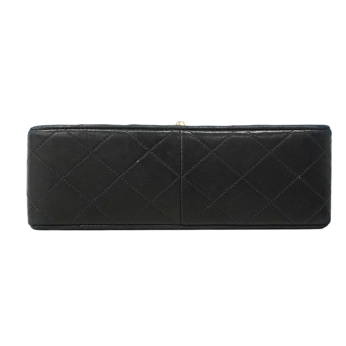 【6fb3212】シャネル ショルダーバッグ ミニマトラッセ チェーンショルダー ラムスキン ブラック ゴールド金具【中古】レディース