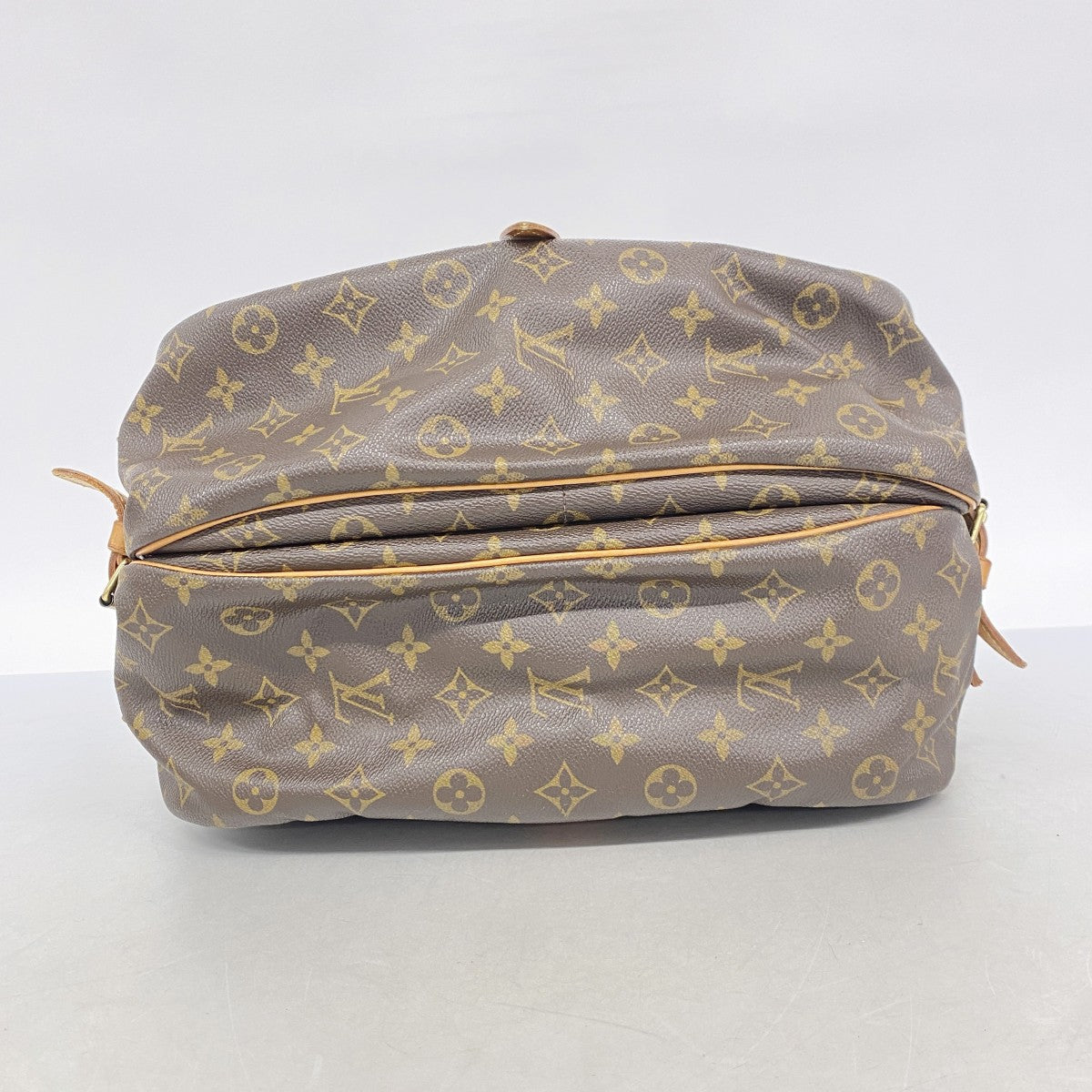 【6fb3217】ルイヴィトン ショルダーバッグ モノグラム ソミュール35 M42254 ブラウン【中古】レディース