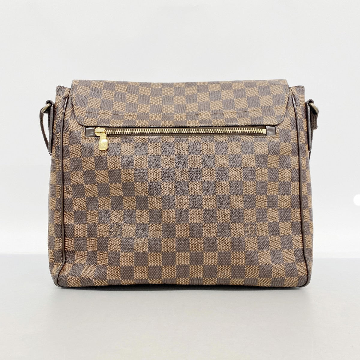 【6fb3218】ルイヴィトン ショルダーバッグ ダミエ ブルックリンMM N51211 エベヌ【中古】メンズ