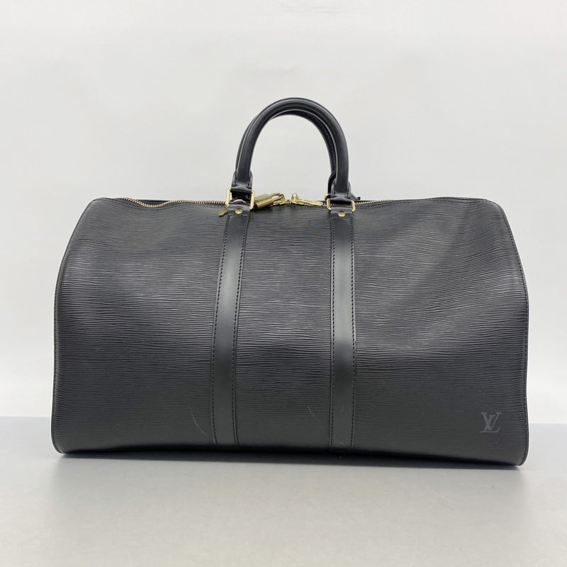 【6fb3219】ルイヴィトン ボストンバッグ エピ キーポル45 M59152 ノワール【中古】メンズ レディース ユニセックス