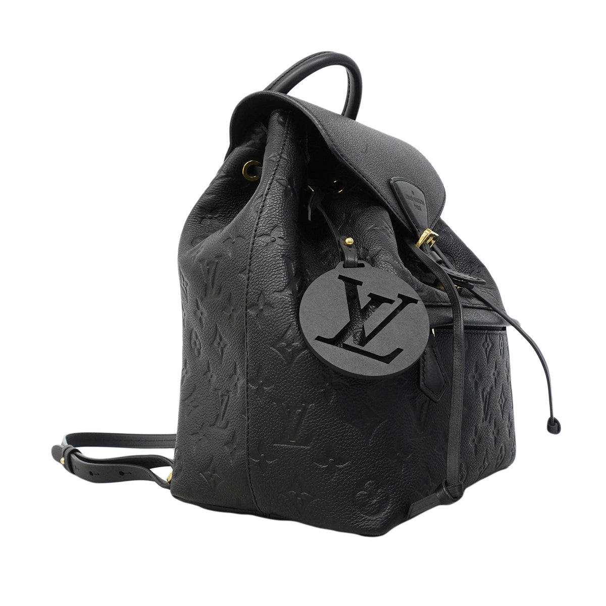 【6fc3253】ルイヴィトン リュック・デイパック モノグラム・アンプラント モンスリPM M45205 ノワール【中古】レディース