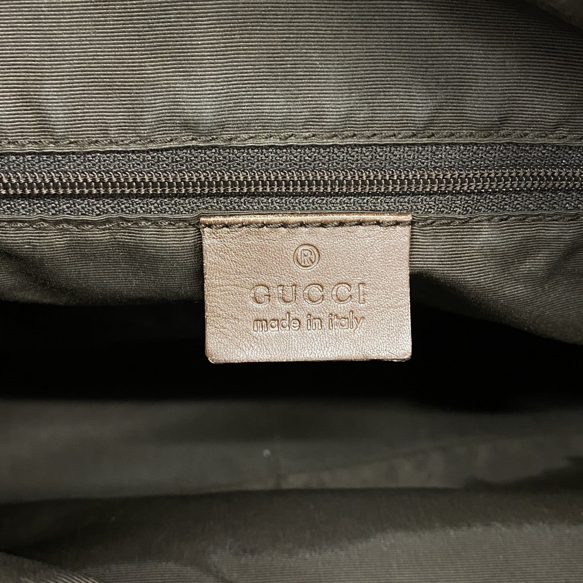 【6fc3254-k】グッチ ハンドバッグ バンブー 001 4095 キャンバス ブラウン シルバー金具 2wayバッグ【中古】レディース
