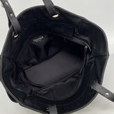 【6fc3255-k】シャネル トートバッグ パリビアリッツ キャンバス ブラック シルバー金具【中古】レディース