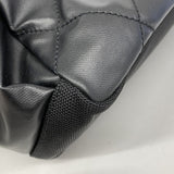 【6fc3255-k】シャネル トートバッグ パリビアリッツ キャンバス ブラック シルバー金具【中古】レディース