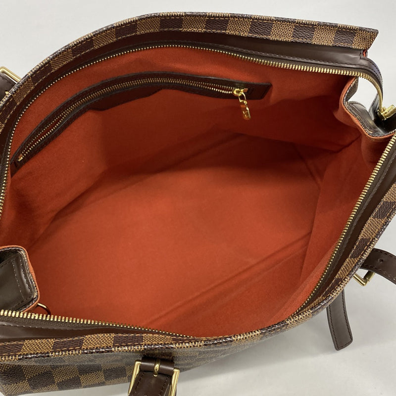 【6fc3256-k】ルイヴィトン トートバッグ ダミエ チェルシー N51119 エベヌ【中古】レディース