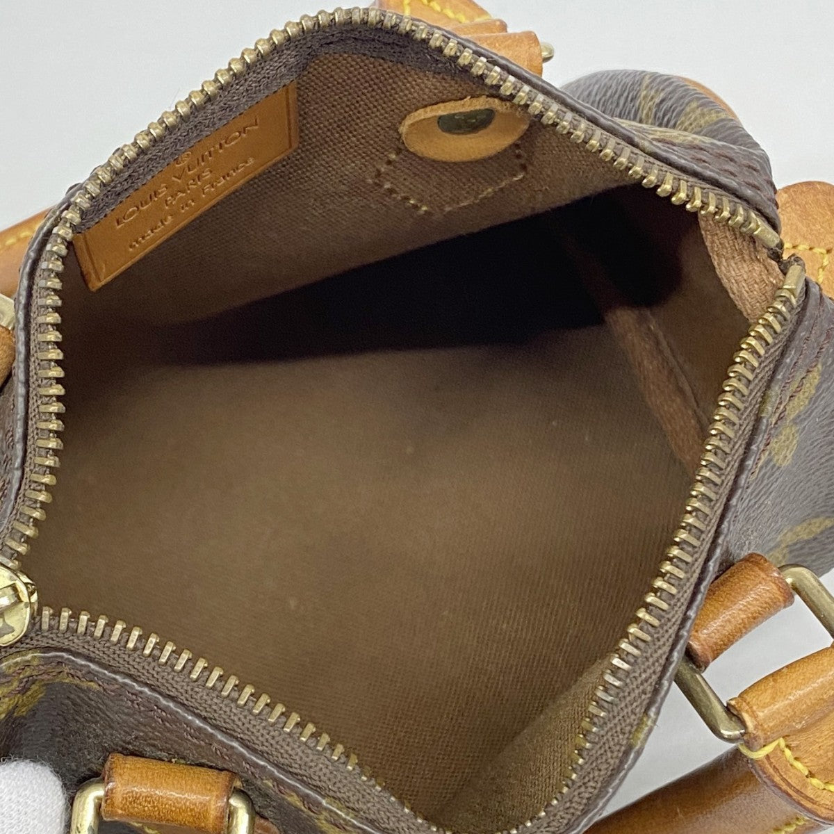 【6fc3257-k】ルイヴィトン ハンドバッグ モノグラム ミニスピーディ M41534 ブラウン【中古】レディース