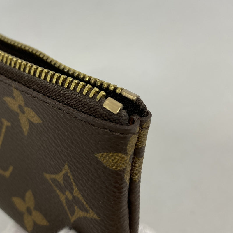 【6fc3261-k】ルイヴィトン コインケース モノグラム ポシェットクレ M62650 ブラウン【中古】メンズ レディース ユニセックス