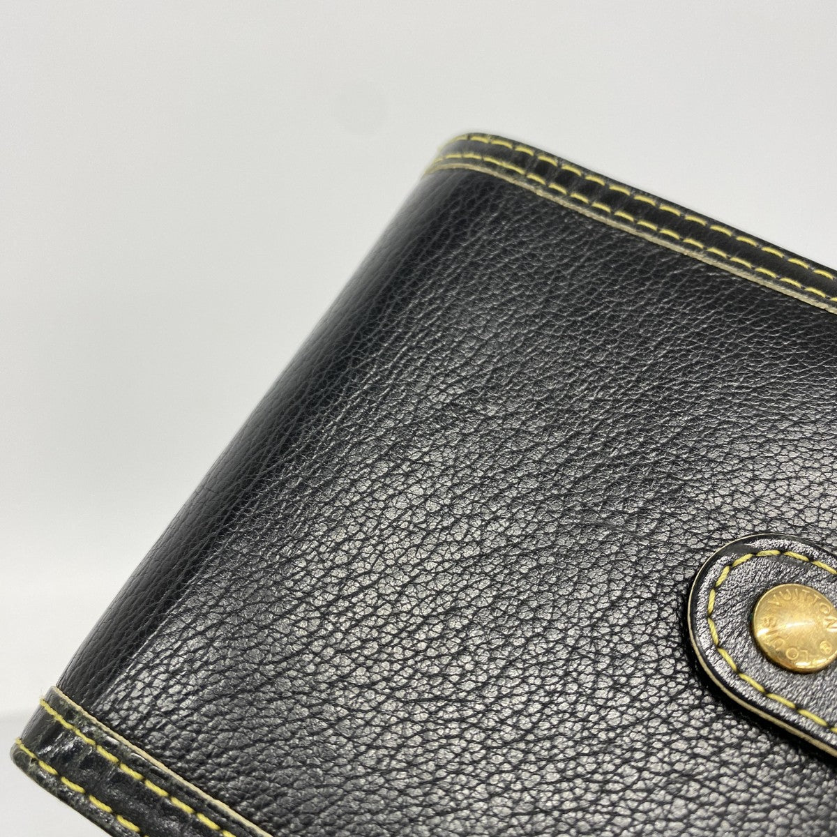 【6fc3262-k】ルイヴィトン 財布 スハリ コンパクトジップ M91828 ノワール【中古】レディース