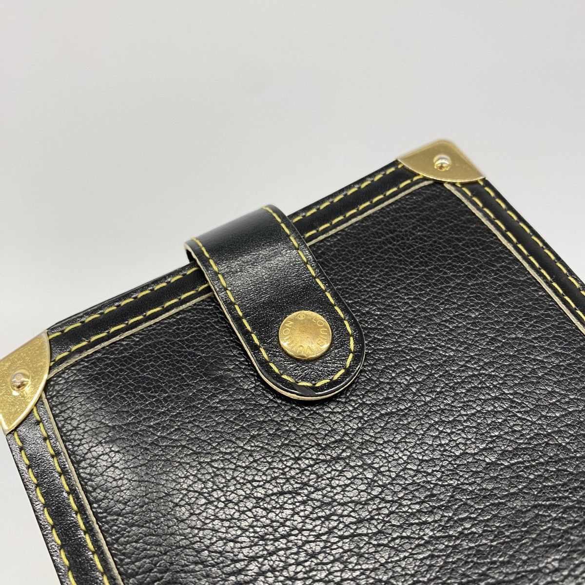 【6fc3262-k】ルイヴィトン 財布 スハリ コンパクトジップ M91828 ノワール【中古】レディース