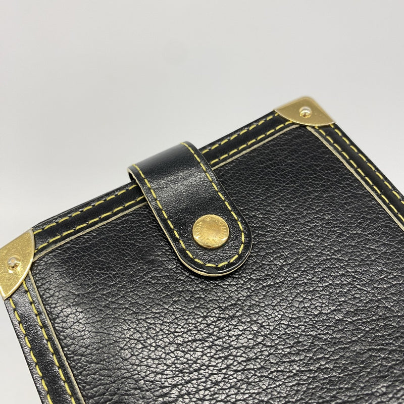 【6fc3262-k】ルイヴィトン 財布 スハリ コンパクトジップ M91828 ノワール【中古】レディース
