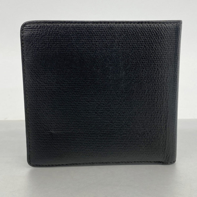 【6fc3263-k】シャネル 財布 ココボタン レザー ブラック シルバー金具【中古】レディース