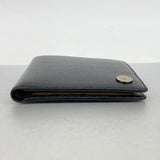 【6fc3263-k】シャネル 財布 ココボタン レザー ブラック シルバー金具【中古】レディース