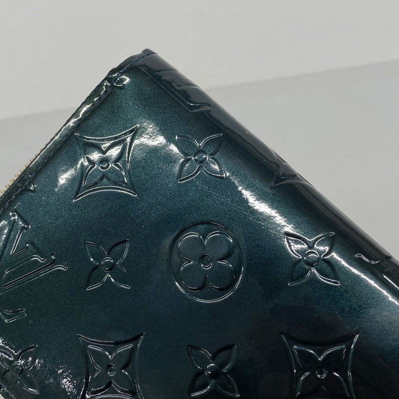 【6fc3279-k】ルイヴィトン 長財布 ヴェルニ ジッピーウォレット M93722 ブルーニュイ【中古】メンズ レディース ユニセックス