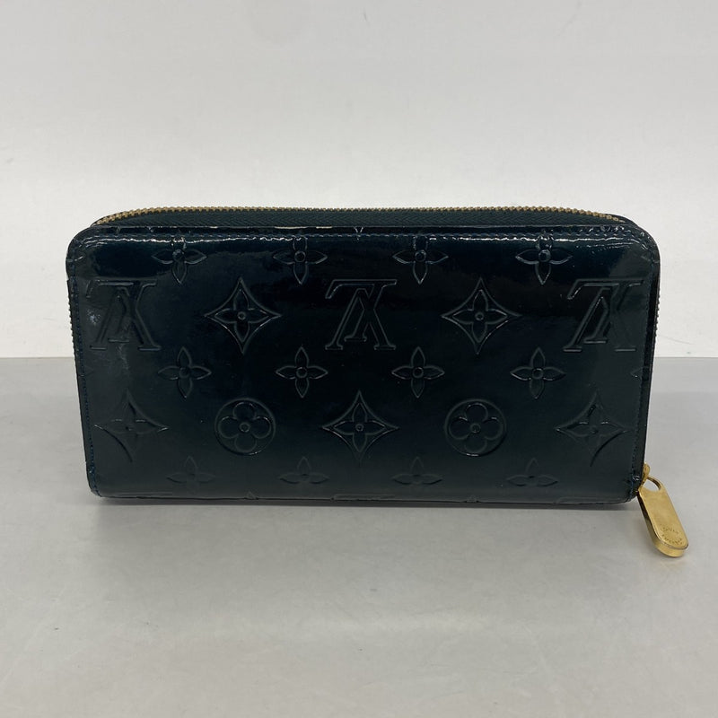 【6fc3279-k】ルイヴィトン 長財布 ヴェルニ ジッピーウォレット M93722 ブルーニュイ【中古】メンズ レディース ユニセックス