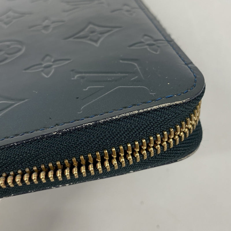 【6fc3279-k】ルイヴィトン 長財布 ヴェルニ ジッピーウォレット M93722 ブルーニュイ【中古】メンズ レディース ユニセックス