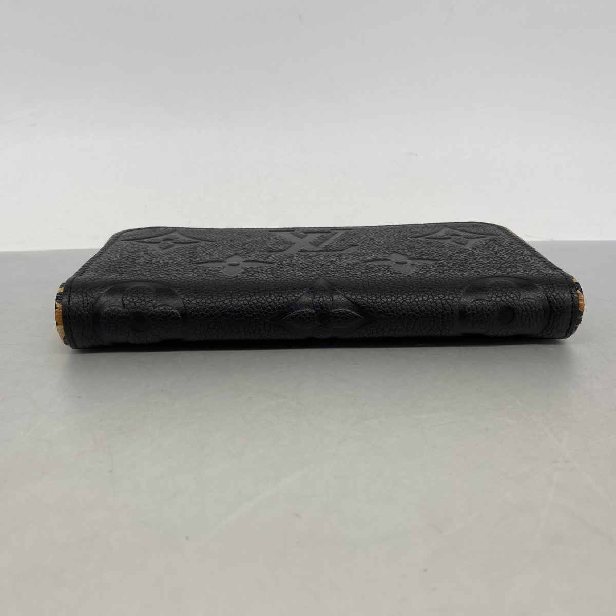 【6fc3285-k】ルイヴィトン 長財布 モノグラム・アンプラント ワイルドアットハート ジッピーウォレット M80680 ノワール【中古】レディース