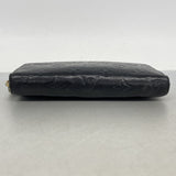 【6fc3287-k】ルイヴィトン 長財布 モノグラム・アンプラント ジッピーウォレット M61864 ノワール【中古】レディース