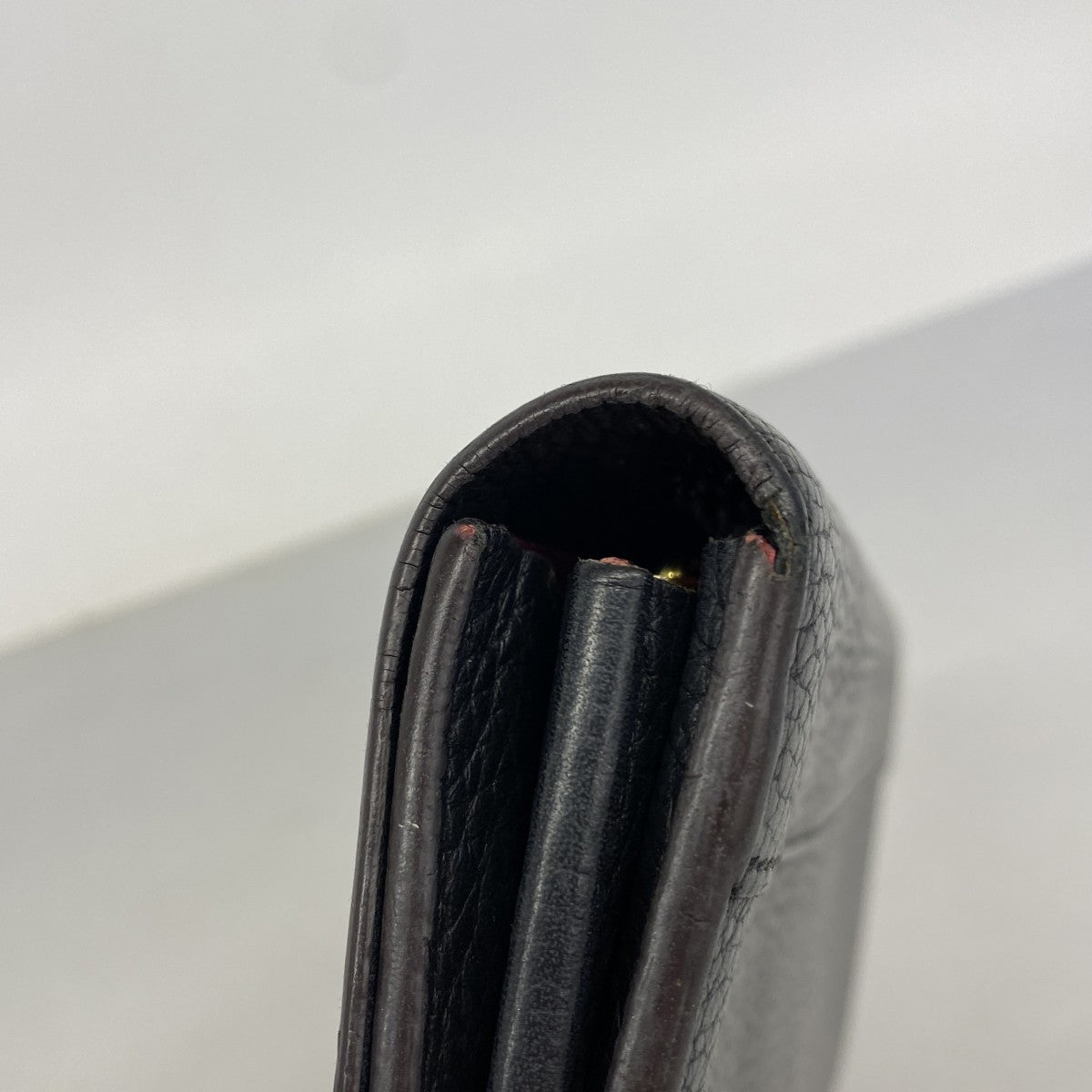 【6fc3290-k】ルイヴィトン 長財布 トリヨン ポルトフォイユカプシーヌ M61248 ノワール【中古】レディース
