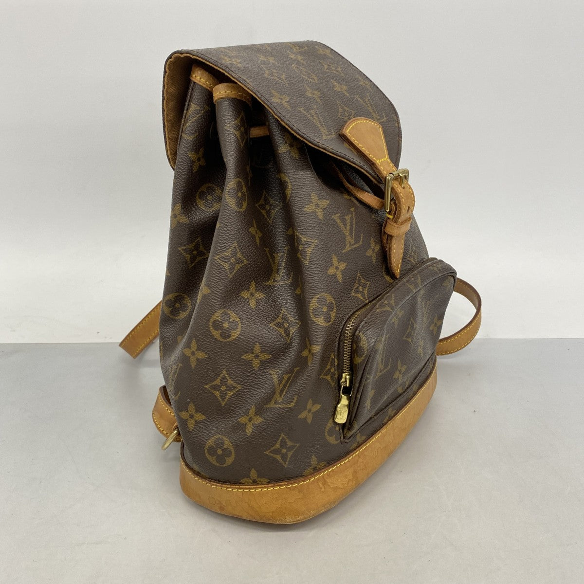 【6fc3295】ルイヴィトン リュック・デイパック モノグラム モンスリMM M51136 ブラウン【中古】レディース