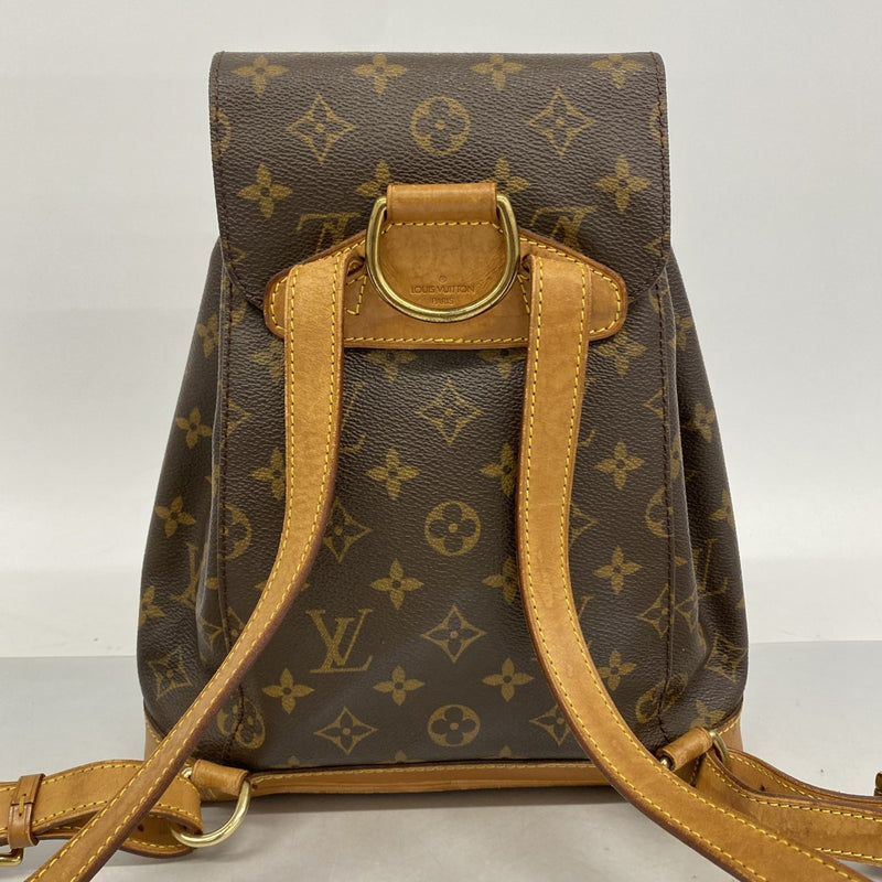 【6fc3295】ルイヴィトン リュック・デイパック モノグラム モンスリMM M51136 ブラウン【中古】レディース