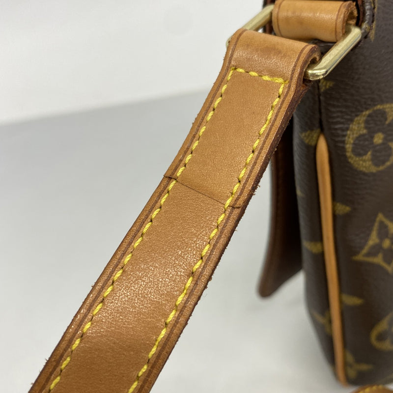 【6fc3297】ルイヴィトン ショルダーバッグ モノグラム ミュゼットタンゴショートストラップ M51257 ブラウン【中古】レディース