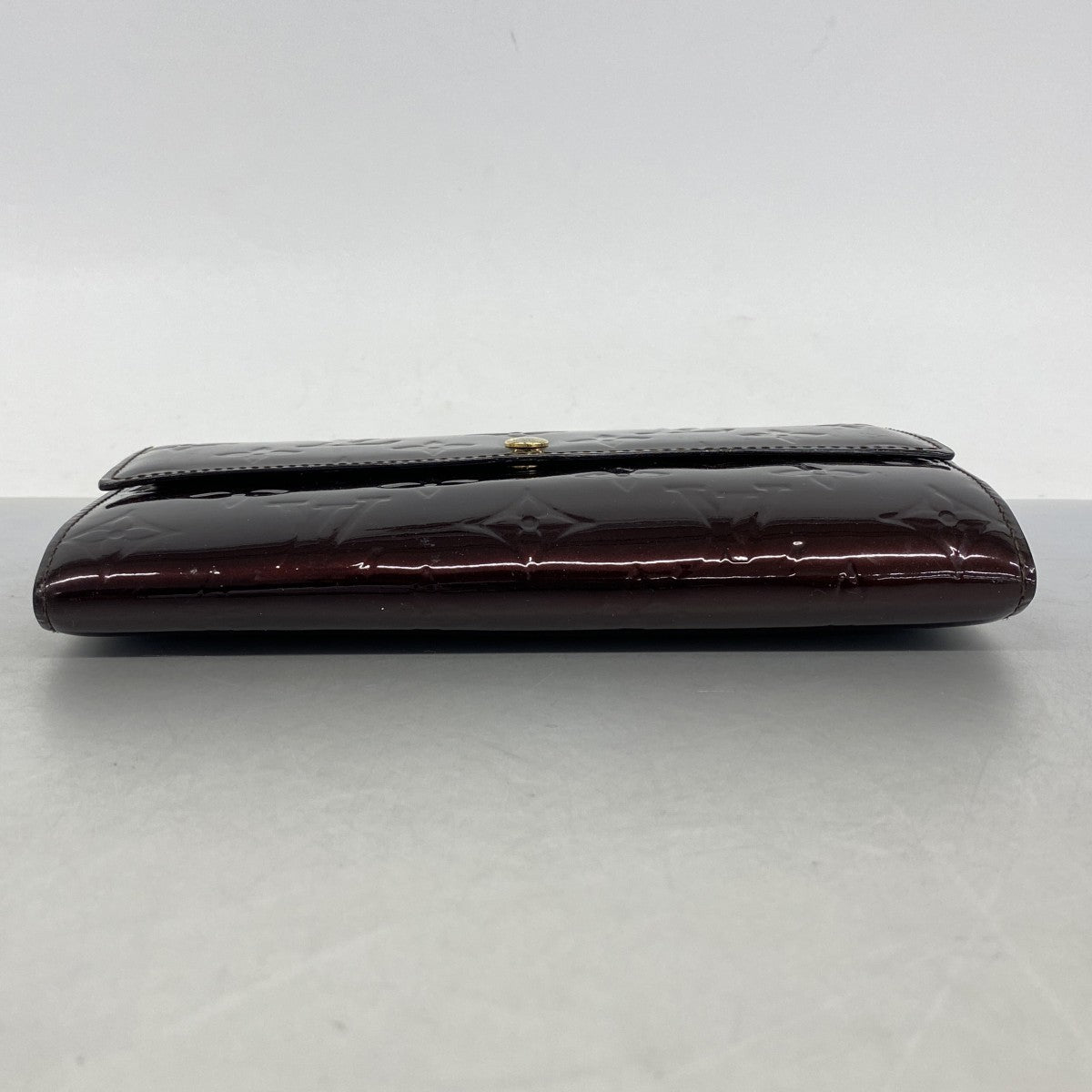 【6fc3301】ルイヴィトン 長財布 ヴェルニ ポルトフォイユサラ M93524 アマラント【中古】レディース