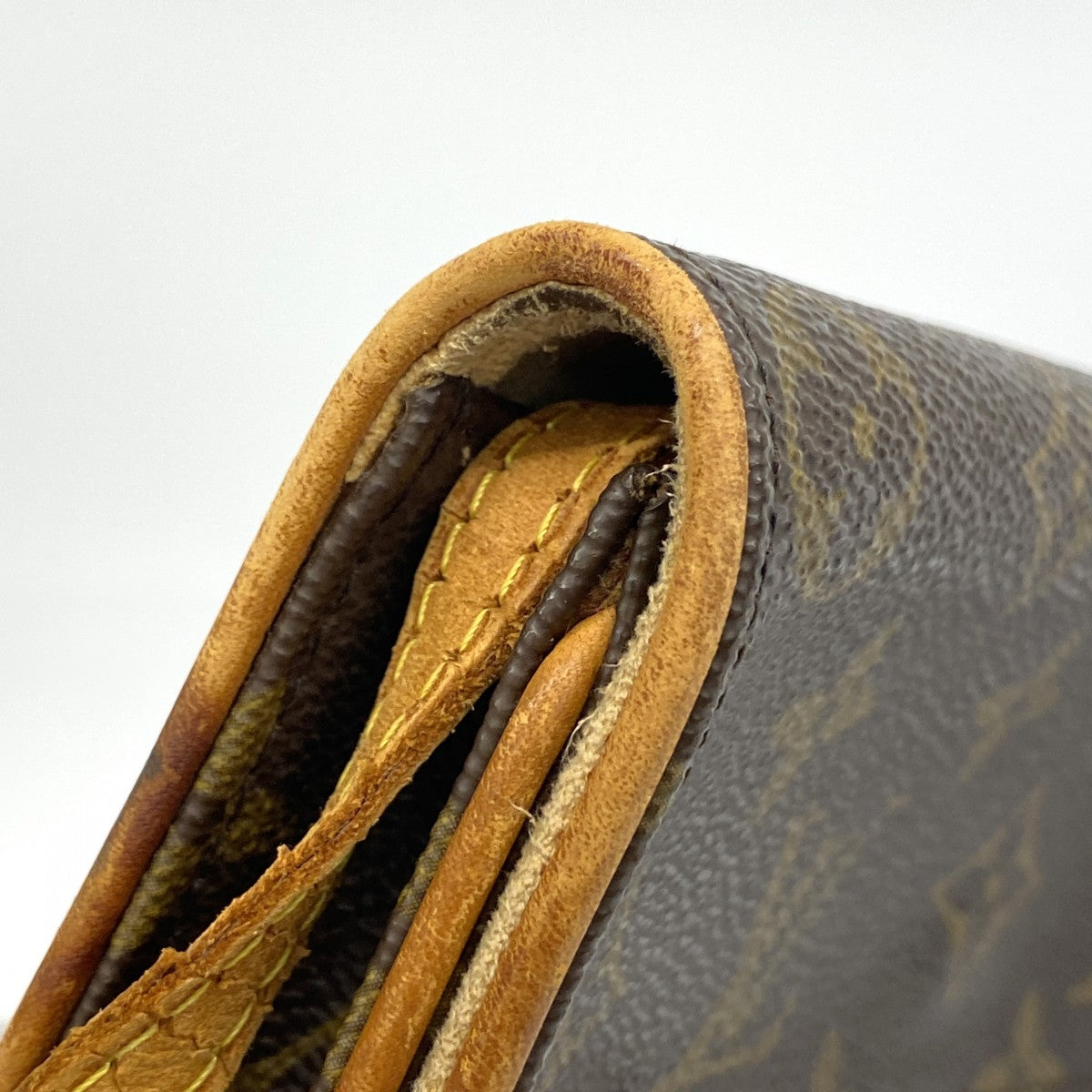 【6fc3315】ルイヴィトン ショルダーバッグ モノグラム ポシェットツインPM M51854 ブラウン【中古】レディース