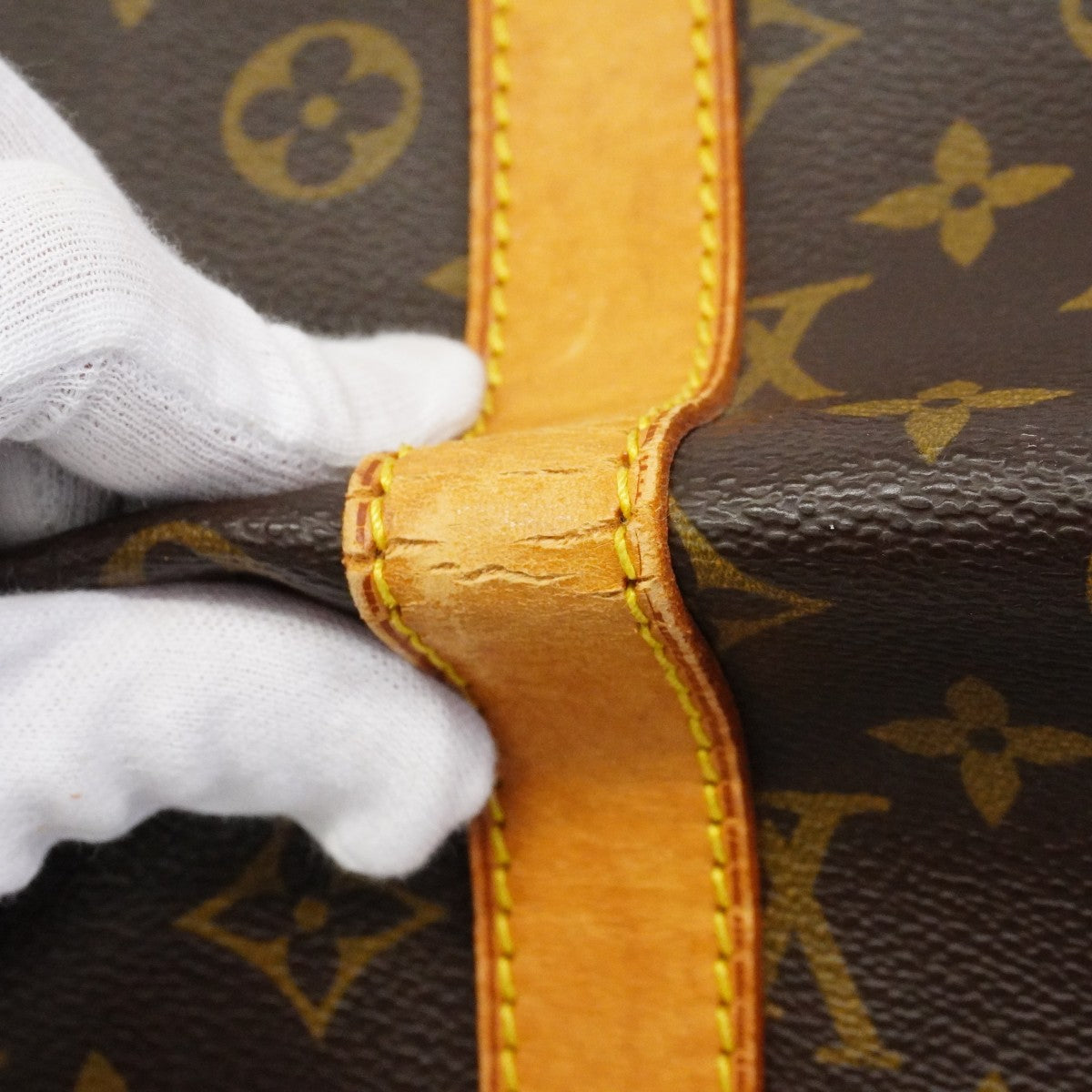 【6fc3349】ルイヴィトン ボストンバッグ モノグラム キーポルバンドリエール55 M41414 ブラウン【中古】メンズ レディース ユニセックス