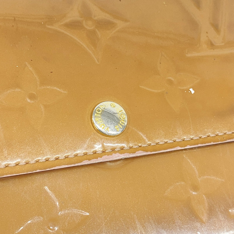 【6fc3372】ルイヴィトン 長財布 ヴェルニ ポルトフォイユサラ M91767 ローズヴェルール【中古】レディース
