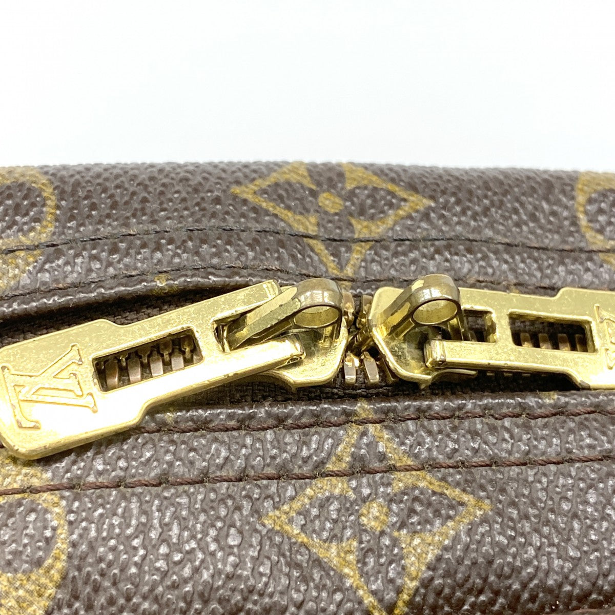 【6fc3376】ルイヴィトン ショルダーバッグ モノグラム リポーターGM M45252 ブラウン【中古】レディース